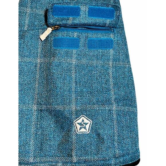 SESSIONS Switch Window Ridge Series Blue Plaid Waterproof Pants ~ Women's SMALL - Picture 9 of 16